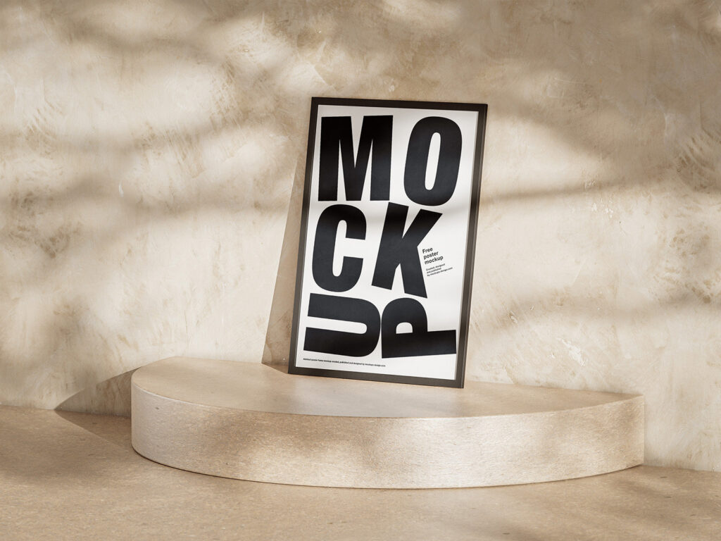 7 Poster Mockups in Varied Visions