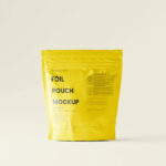 7 Square Foil Pouch Mockups in Varied Visions