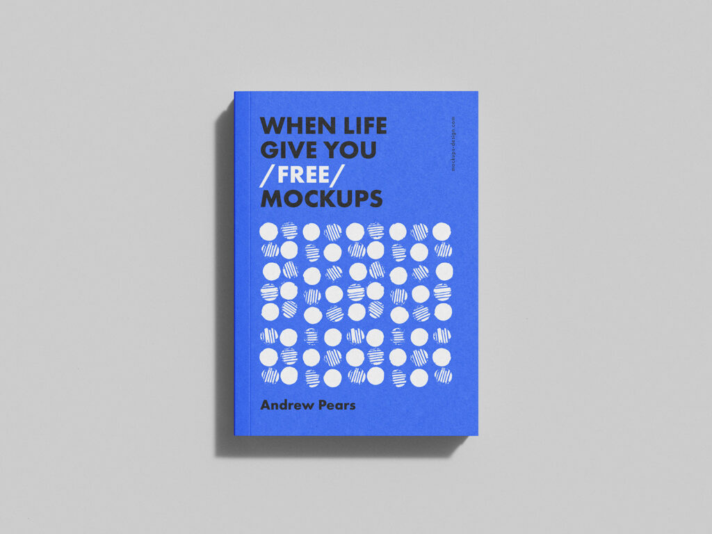 7 Vertical Book Mockups in Different Visions