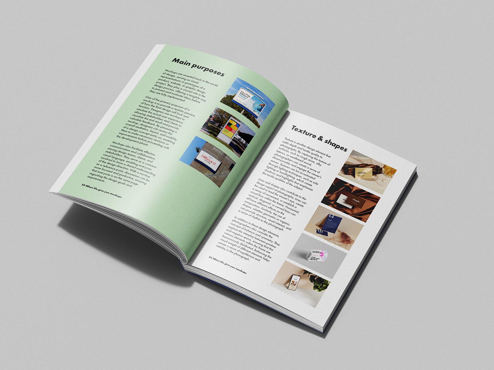 7 Vertical Book Mockups in Different Visions FREE PSD