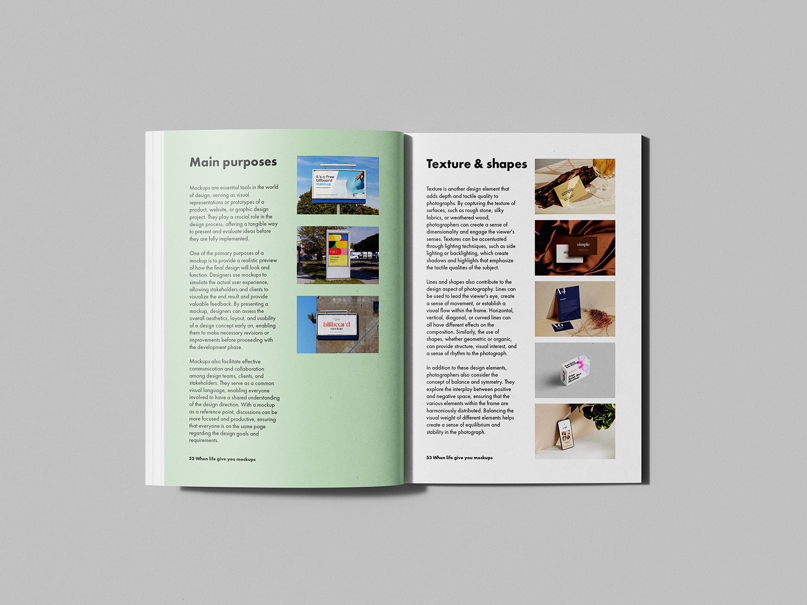7 Vertical Book Mockups in Different Visions FREE PSD