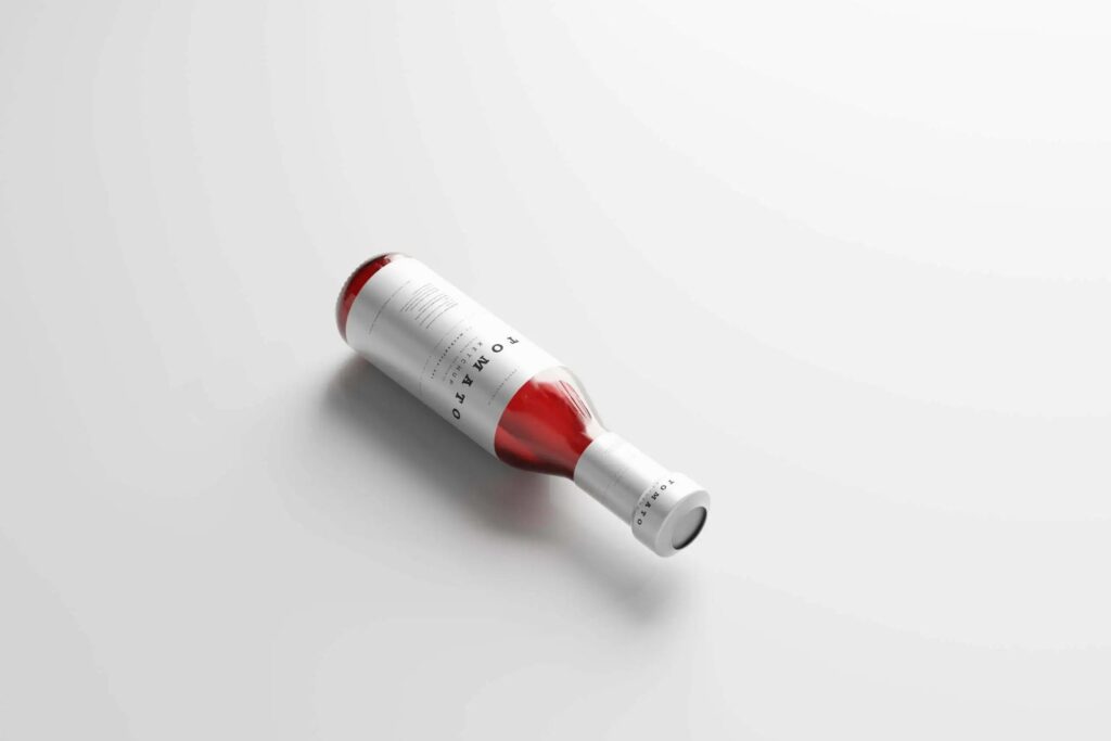 8 Ketchup Bottles Mockups in Varied Visions