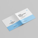 8 Mockups of Thin Square Brochure