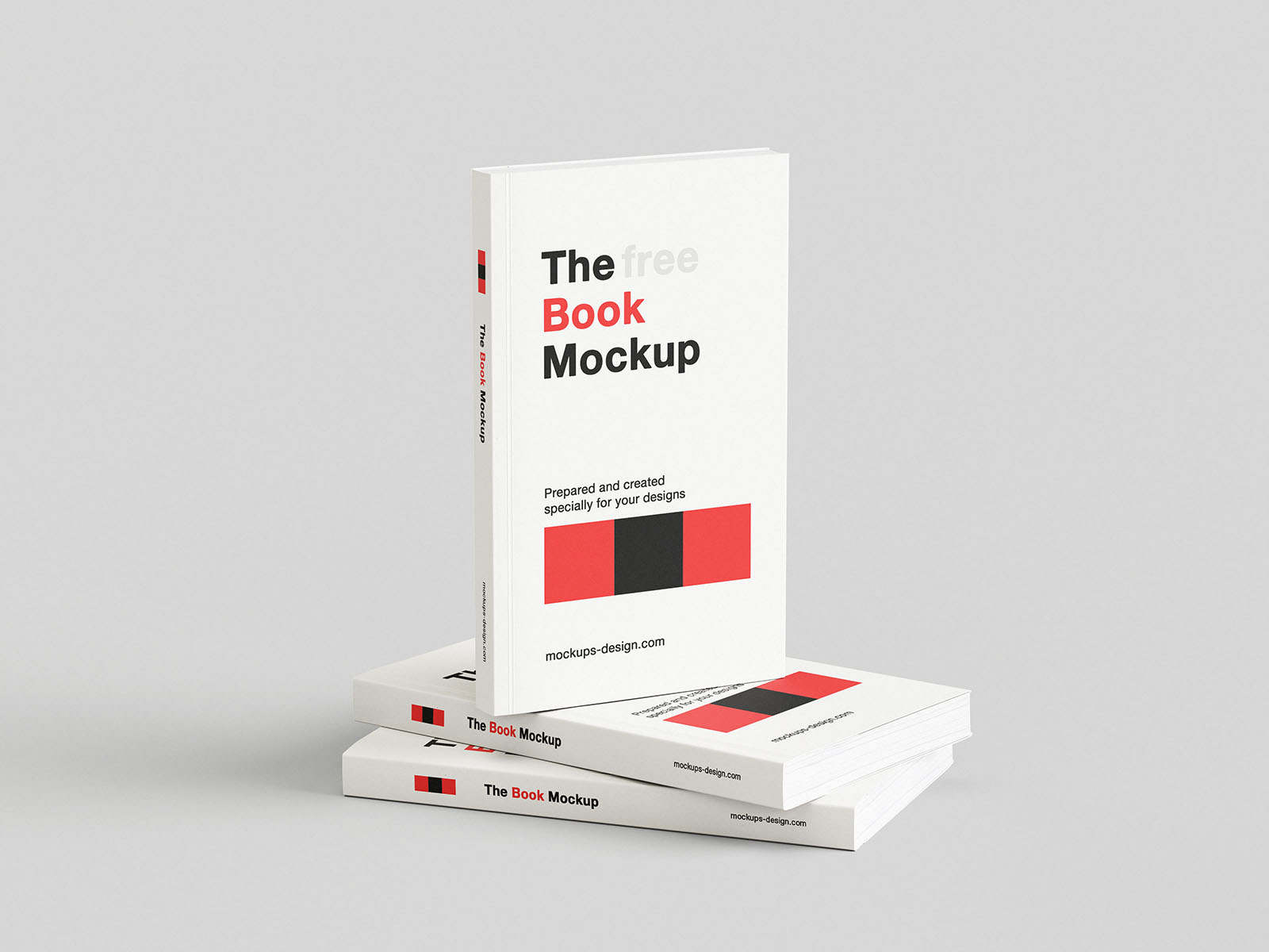 Free 8 Shots of Book Mockup with Flap Cover PSD Template