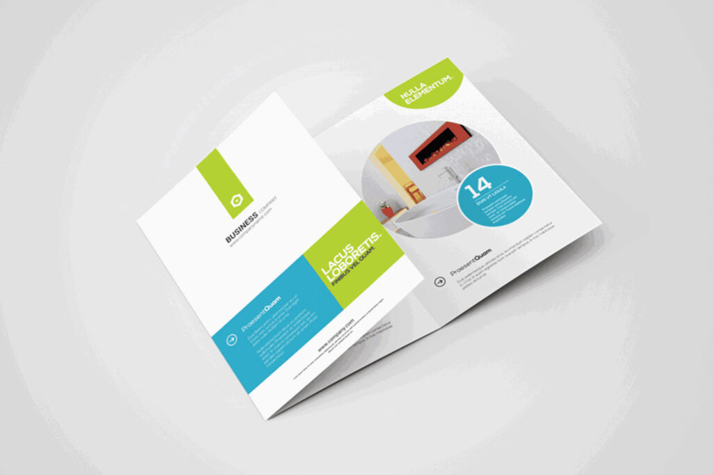8 Shots of Brochure Mockup