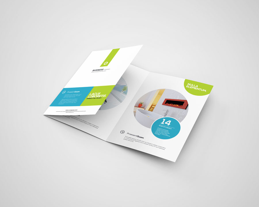 8 Shots of Brochure Mockup