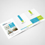 8 Shots of Brochure Mockup