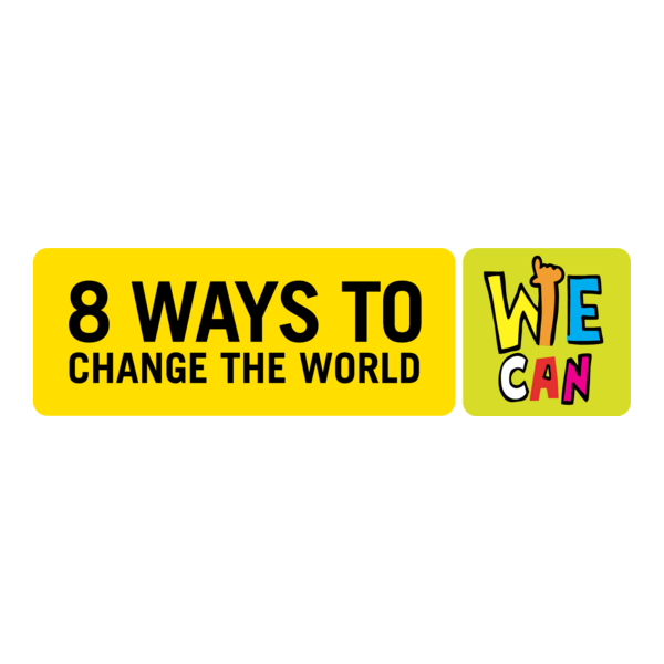 8 ways to change the World logo
