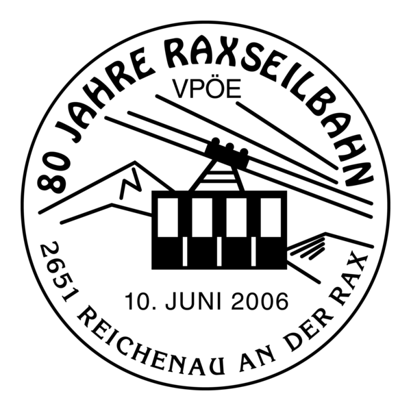 80 Jahre Raxseilbahn Reichenau an der Rax logo