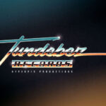 80s Chrome Text and Logo Effect