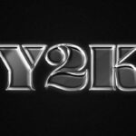 90s Chrome Text Effect