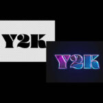 90s Chrome Text Effect