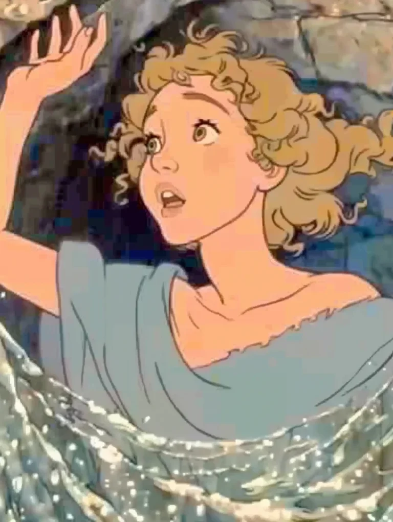 90s Disney Adventure Wavy-haired Woman ai prompt preview