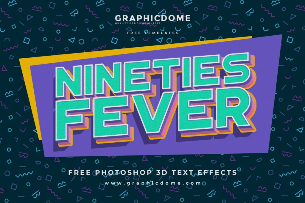 90s Text Effect