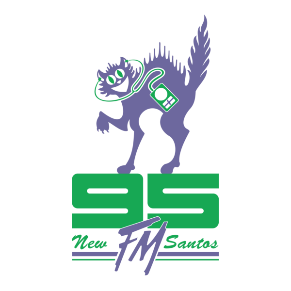 95 FM New Santos logo