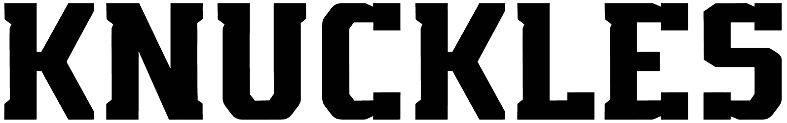 AZN Knuckles Font