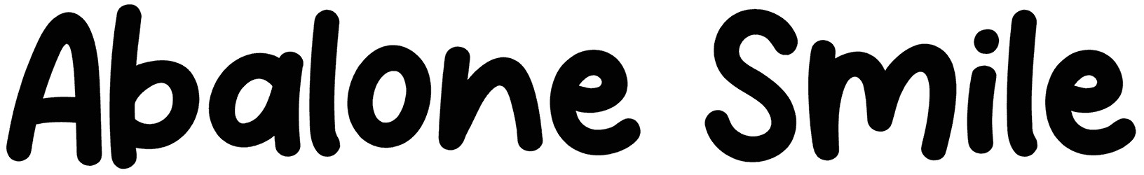 Abalone Smile Font
