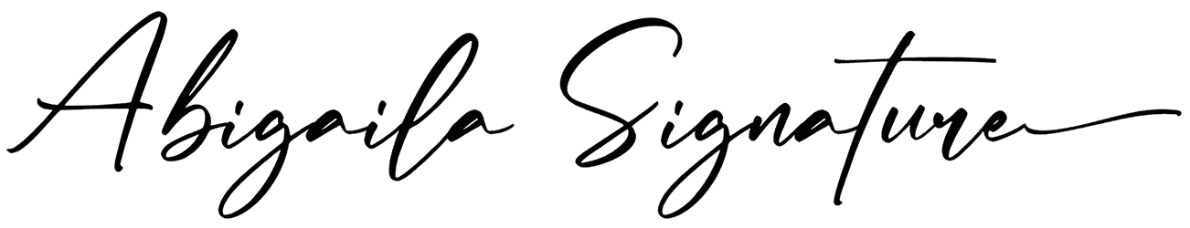 Abigaila Signature Font
