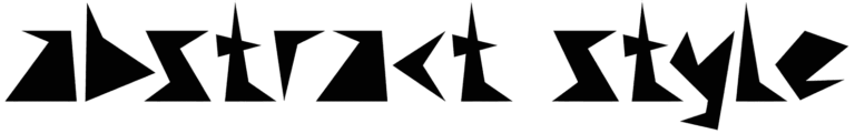Abstract Style Font