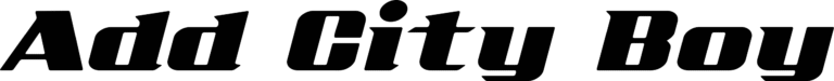 Add City Boy Font