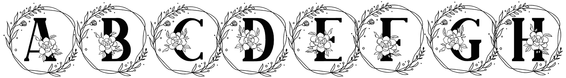Adenium Monogram Font