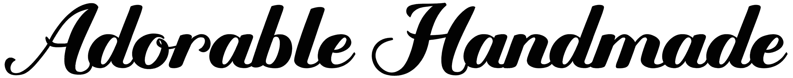 Adorable Handmade Font