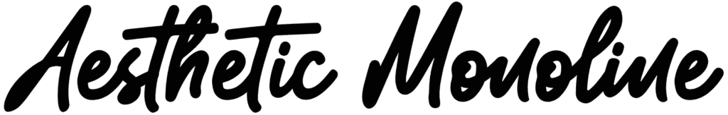 Aesthetic Monoline Font