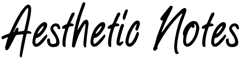 Aesthetic Notes Font