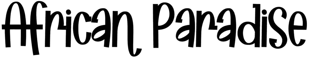 African Paradise Font