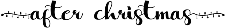 After Christmas Font