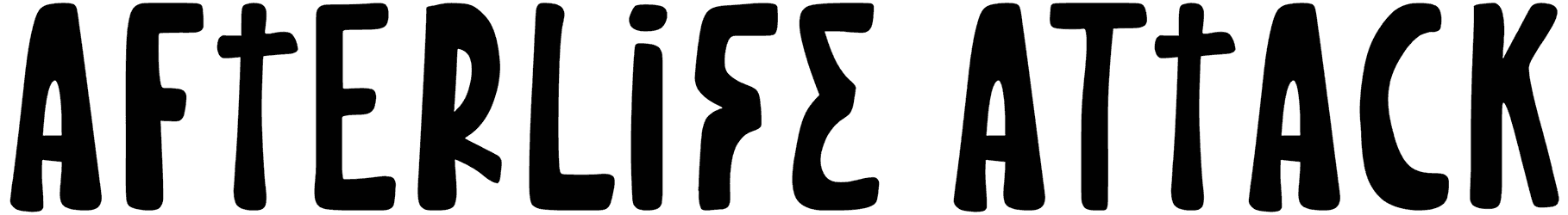 Afterlife Attack Font
