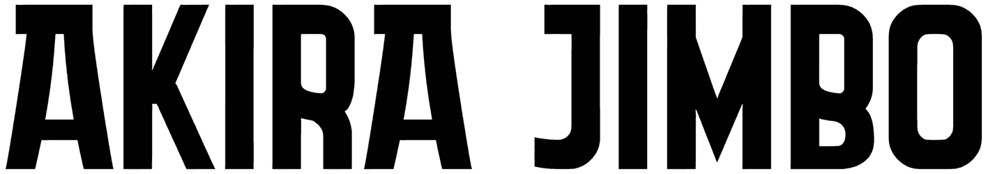 Akira Jimbo Font