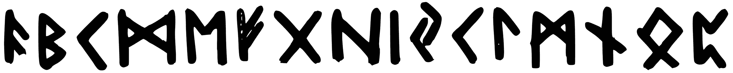 Alfabeto Vichingo Font