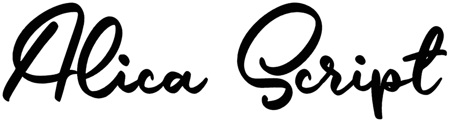 Alica Script Font