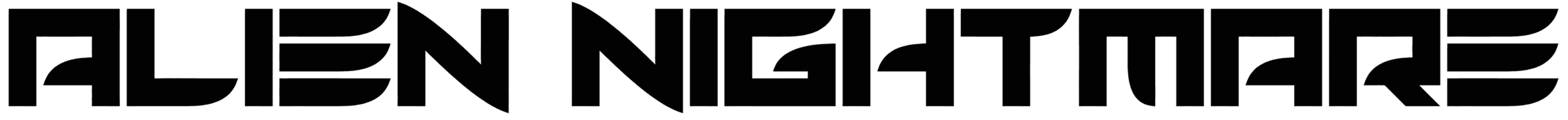 Alien Nightmare Font