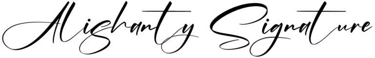 Alishanty Signature Font