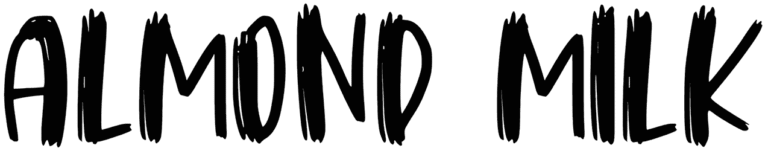 Almond Milk Font