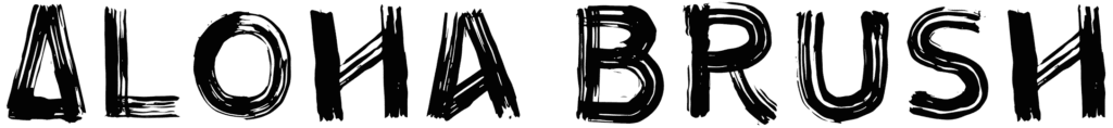 Aloha Brush Font