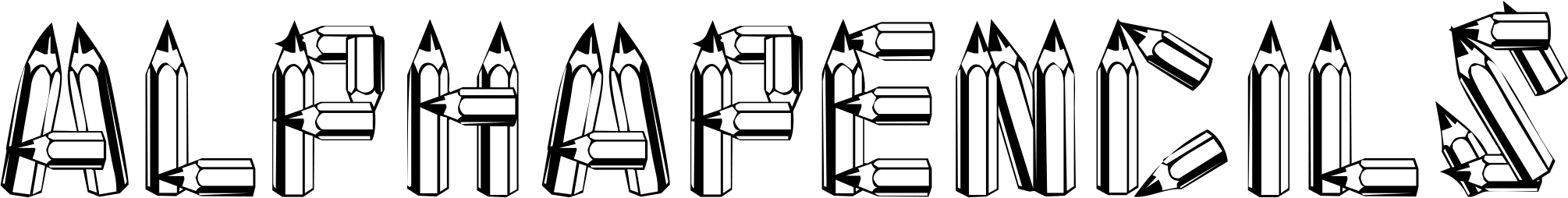 AlphaPencils Font