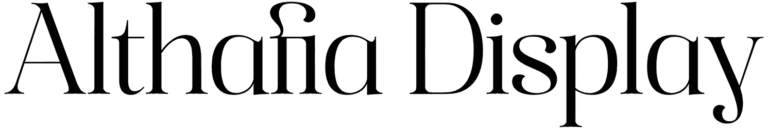 Althafia Display Font