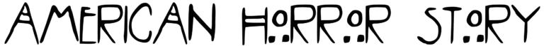 American Horror Story Font