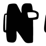 Among Us Filled Font