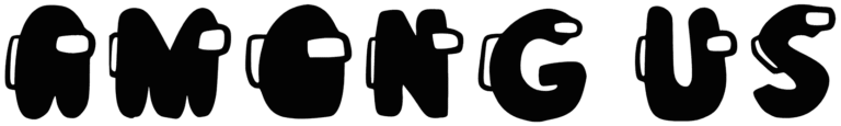 Among Us Filled Font