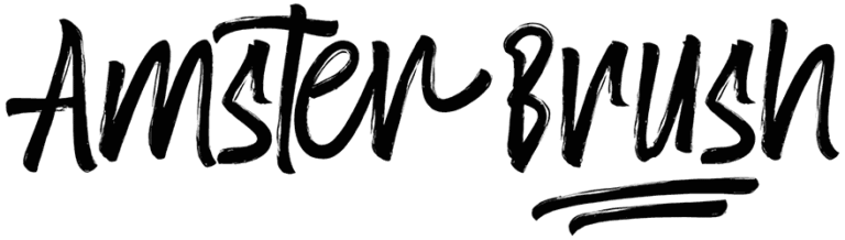 Amster Brush Font