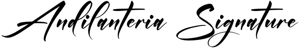 Andilanteria Signature Font