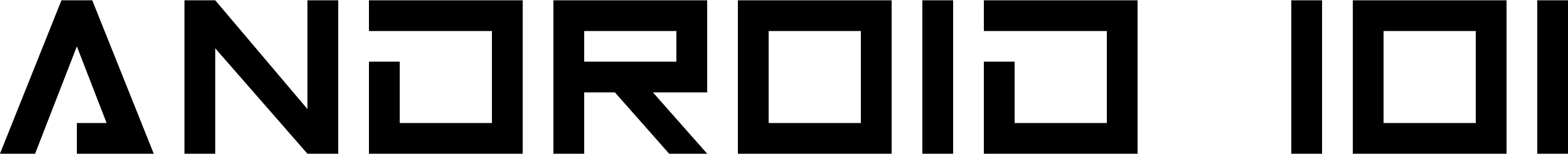 Android 101 Font