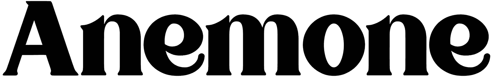Anemone Font