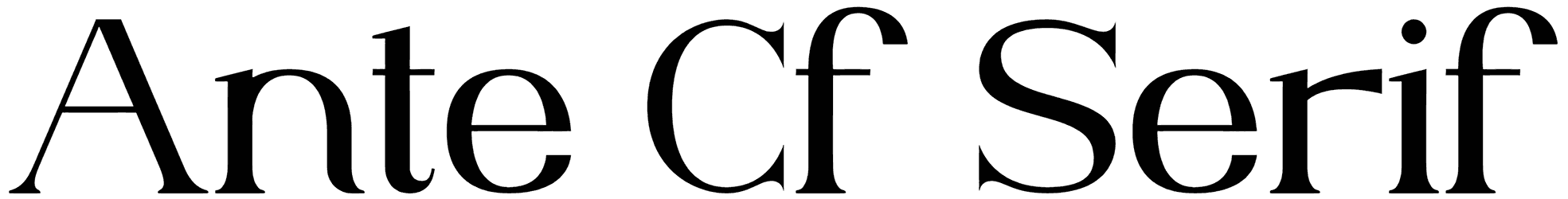 Ante Cf Serif Font