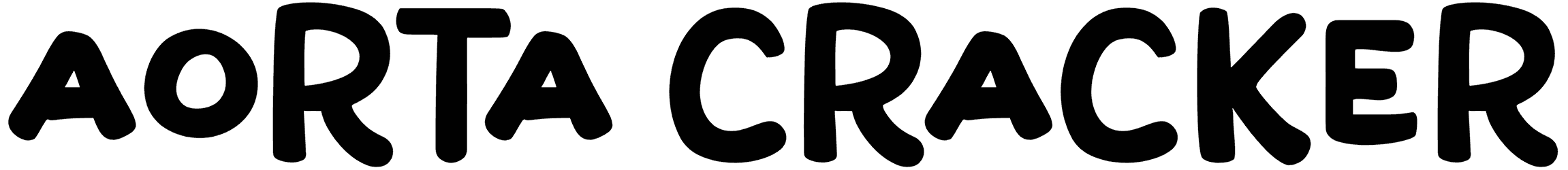 Aorta Cracker Font