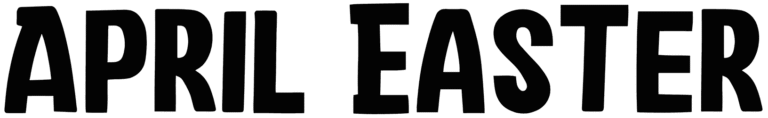 April Easter Font